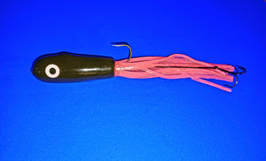 6" tubes with  stinger (pink with black head)