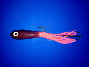 6" tubes with  stinger (pink with purple head)